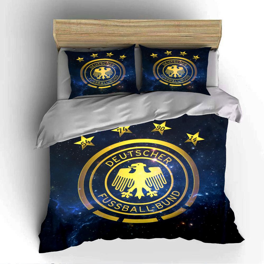 FCB Logo Bedding Set Bedding Duvet Cover Set Duvet Cover Pillowcases Home Decor (1 * Duvet Cover 2 * Pillowcases, without duvet insert)