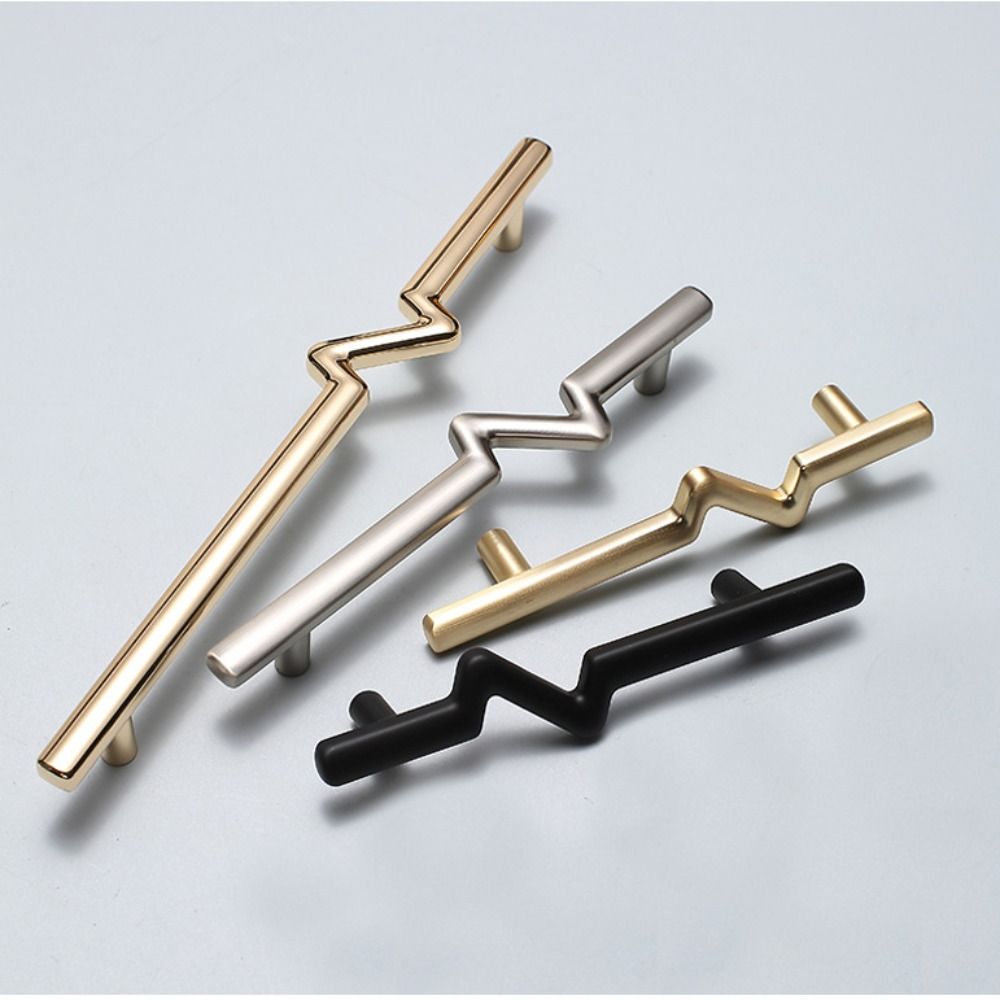 2pcs Modern Cabinet Handles Simple Drawer and Cabinet Drawer Knobs  Wardrobe Doors