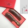 Natural Black Gold Sandalwood Fine Tooth Comb - Anti-Static, Hair Loss Reduction, Suitable for Men and Women.