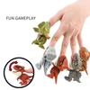 Jurassic Finger Dinosaurier Triceratops Tyrannosaurus Modell Spielzeug für Kinder Kreative Fingerbeißende Dinosaurier Interaktives Spielzeug Junge Geschenk