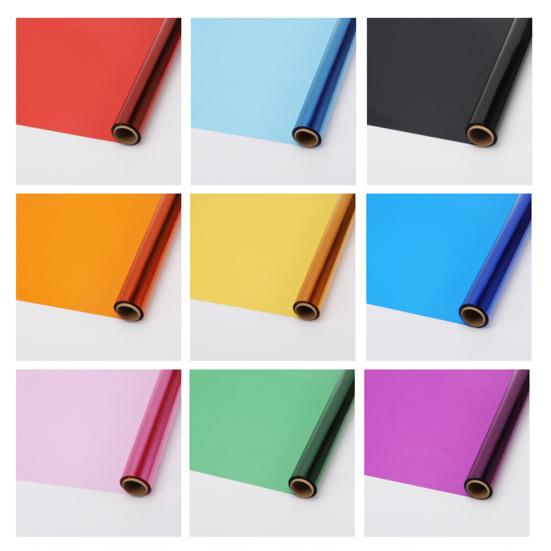 1 Rulo 40 CM x 30 M Selofan Ambalaj Kağıdı Renkli Su Geçirmez Ağır Hizmet Çiçek DIY El Sanatları Festivali Hediye Kutusu Ambalaj Kağıdı