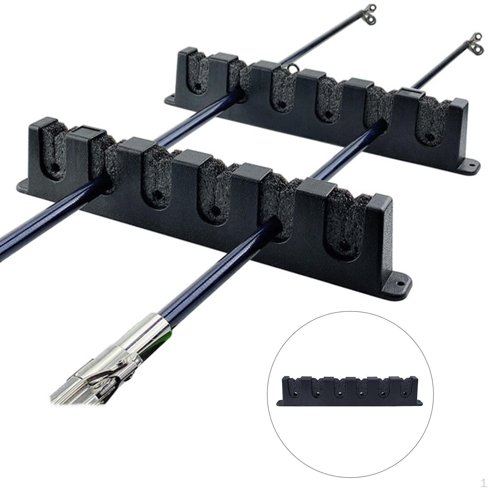 Rod Holder Vertical Easy Installation for Garage 6 Rod