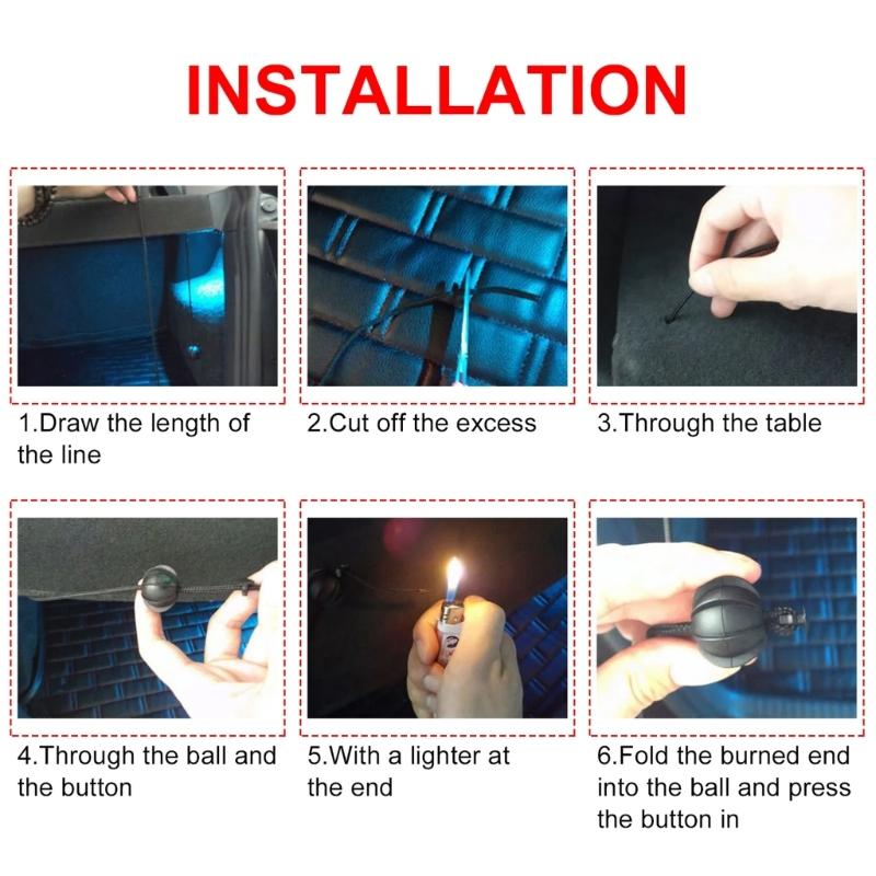 Bilpakethylla snöre Tonneau täckrem för MK6 MK5 R20 MK2 8P 8V 1K6863447A 1K6863447A9B9 Lucka Baklucka Trunk