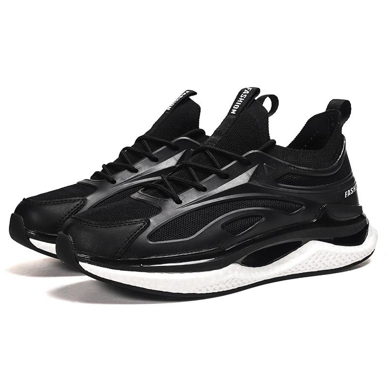 

Men s Cushioned Running Shoes Sneakers for Tennis Outdoor Sports Are Lightweight, Slip Resistant Durable and Versatile Outdoor 46 чёрный