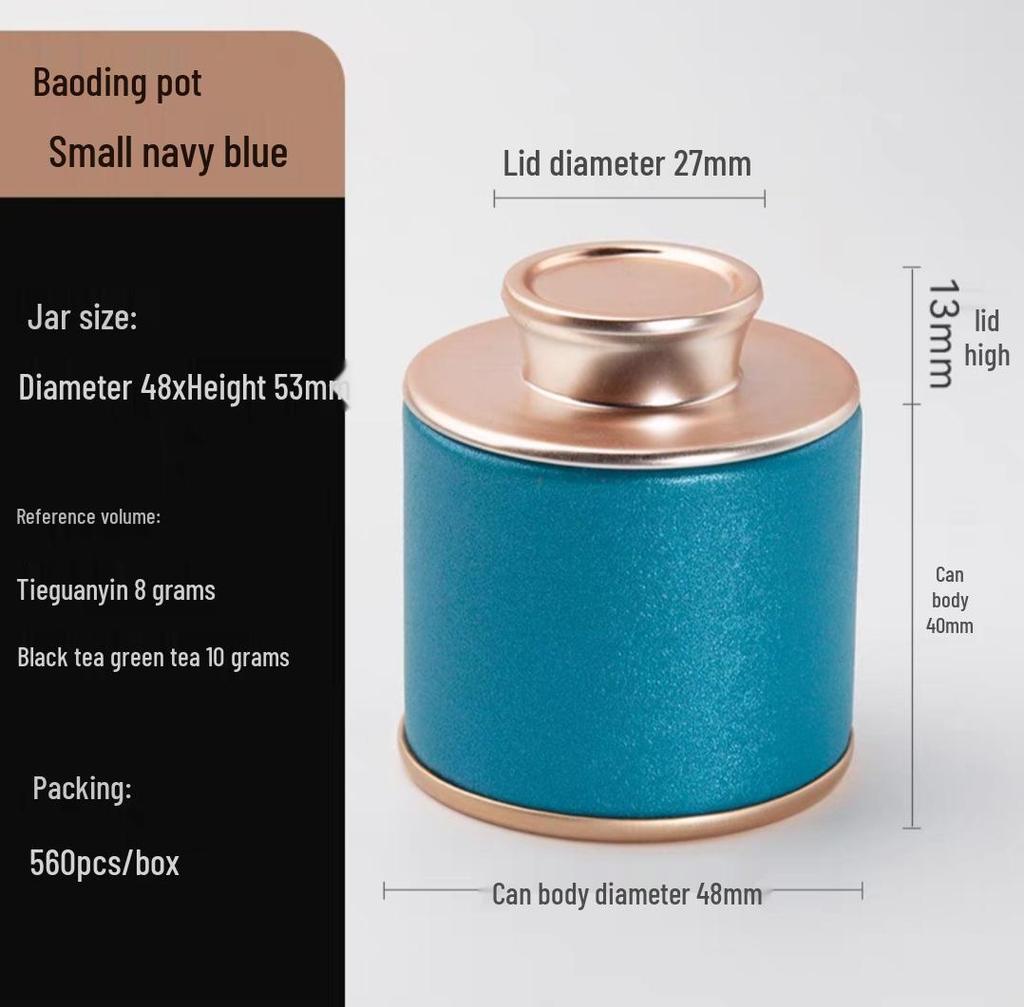 Compact Sealed Tea Canister for Single Brew - Portable and Reusable