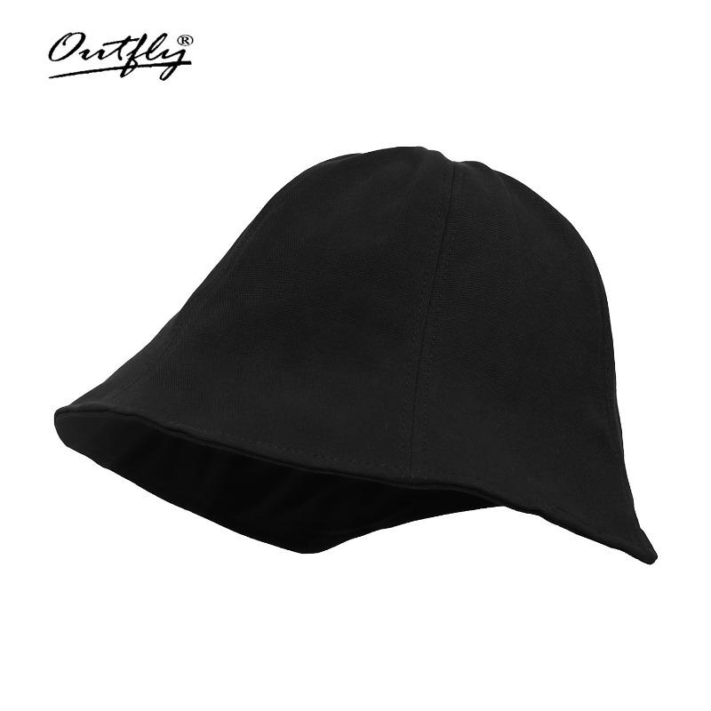 

Женская панама новая весенне-осенняя летняя большой окружности головы показывающая лицо маленькая универсальная солнцезащитная однотонная панама M（56-58cm）