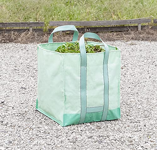 [Astro] Garden Bag, Ice Green, Medium Size, 230L, Garden Bucket, Harvest Bag, Grass Collection Bag, Foldable, 530-07