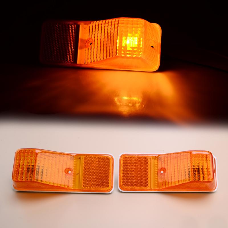 

1 Pair Front Door Side Marker Light Turn Signal Lamp PBP-34-660-S Fit for Nissan UD 1800 2000 2300 2600 3300 1995-2008 2009 2010