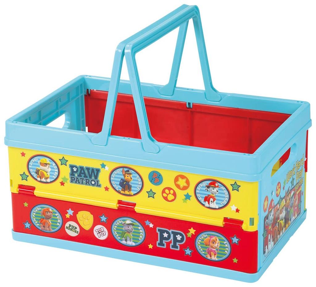 Skater Foldable Storage Box, Toy Box with Handle, Stackable Basket, Paw Patrol, 38x25x19.5cm (BWOT13-A)