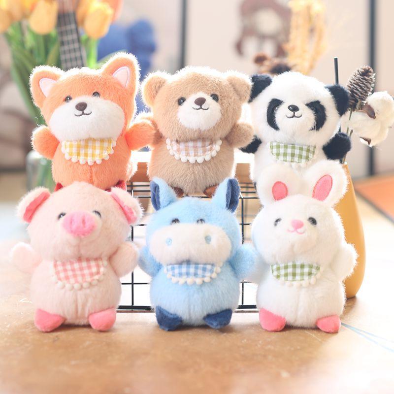 Animal Lovely Stuffed Keychain Bear Pendant With High Quality Pp Filling Cotton