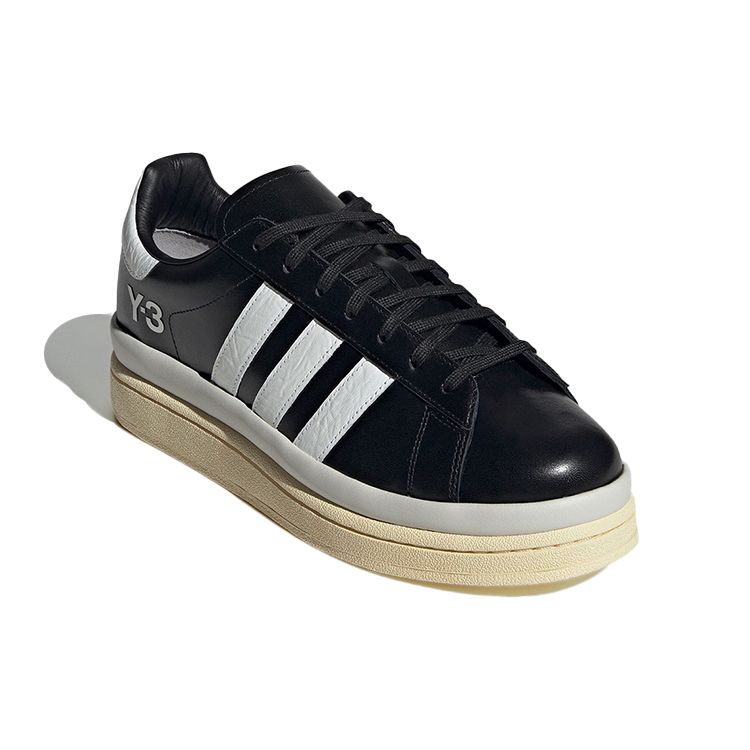adidas Y-3 Hicho Black White Unisex Sneakers Core-White Orbit-Grey GW8635