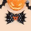 1PC Sparkly Star Hair Bows with Clips Pumpkin Devil Hair Clips Girls Festival Halloween Party Barrettes Clips Kids Headwear