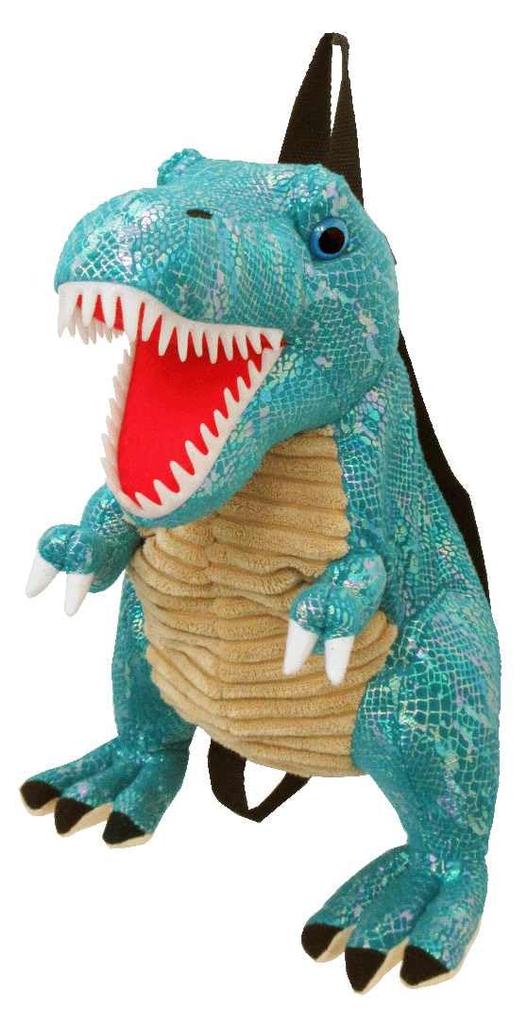 Uniq Dinosaur Plush Backpack, Mint, Size: Approx. W24 D18 H35 cm, UN-0293MT