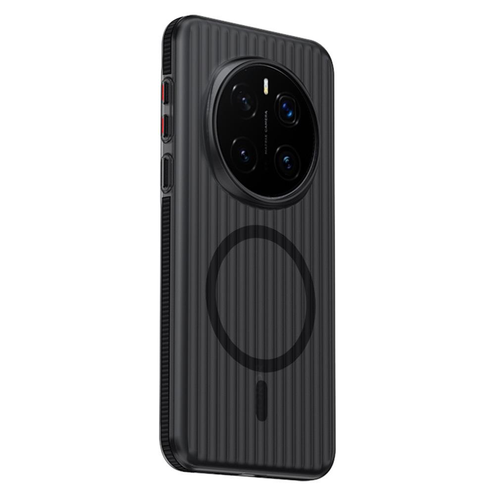 Applicable Honor Magic8Proair Magnetic Mobile Phone Case Corrugated Non-slip Pura90Promax Frosted Protective Case