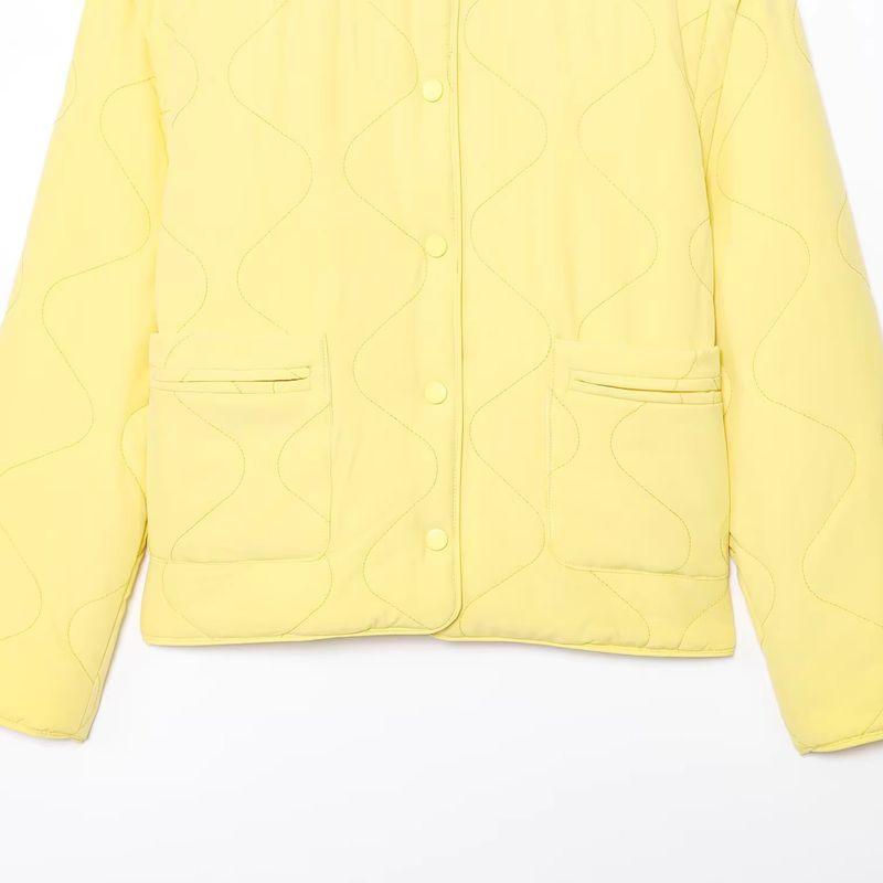 Araltay New Arrival Fashion Style Women's Clothing Fashion All-Match Casual Minimalist Long Sleeve Loose Sewing Cotton-Padded Coat Outwear