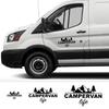 Various Sizes Camper Van Life Style Vinyl Decal Car Sticker Waterproof Auto Decoration On Car Body Bumper Rear Window Laptop
