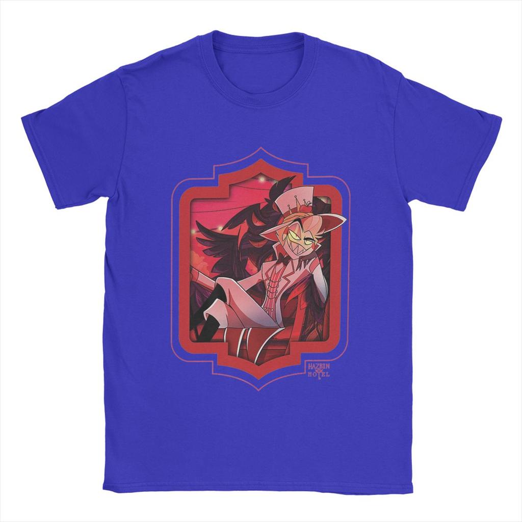 Band Dust Lucifer Hazbins Hotels Magliette Uomo Moda T-shirt Girocollo Manica Corta Magliette Abbigliamento Stampato Maglietta