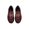 Academy Casual Loafers Shoes Women's Brown Red 1A7UIK