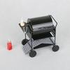Tiny Iron Grill Miniature For Dollhouses Enthusiasts To Create Outdoor Settings
