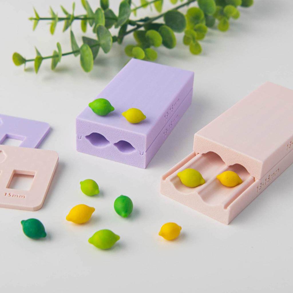 Plastic 3D Printed Lemon Bead Rolling Mold Professional Lemon Bead Rolling Tool for Clay Crafting and Jewelry Design