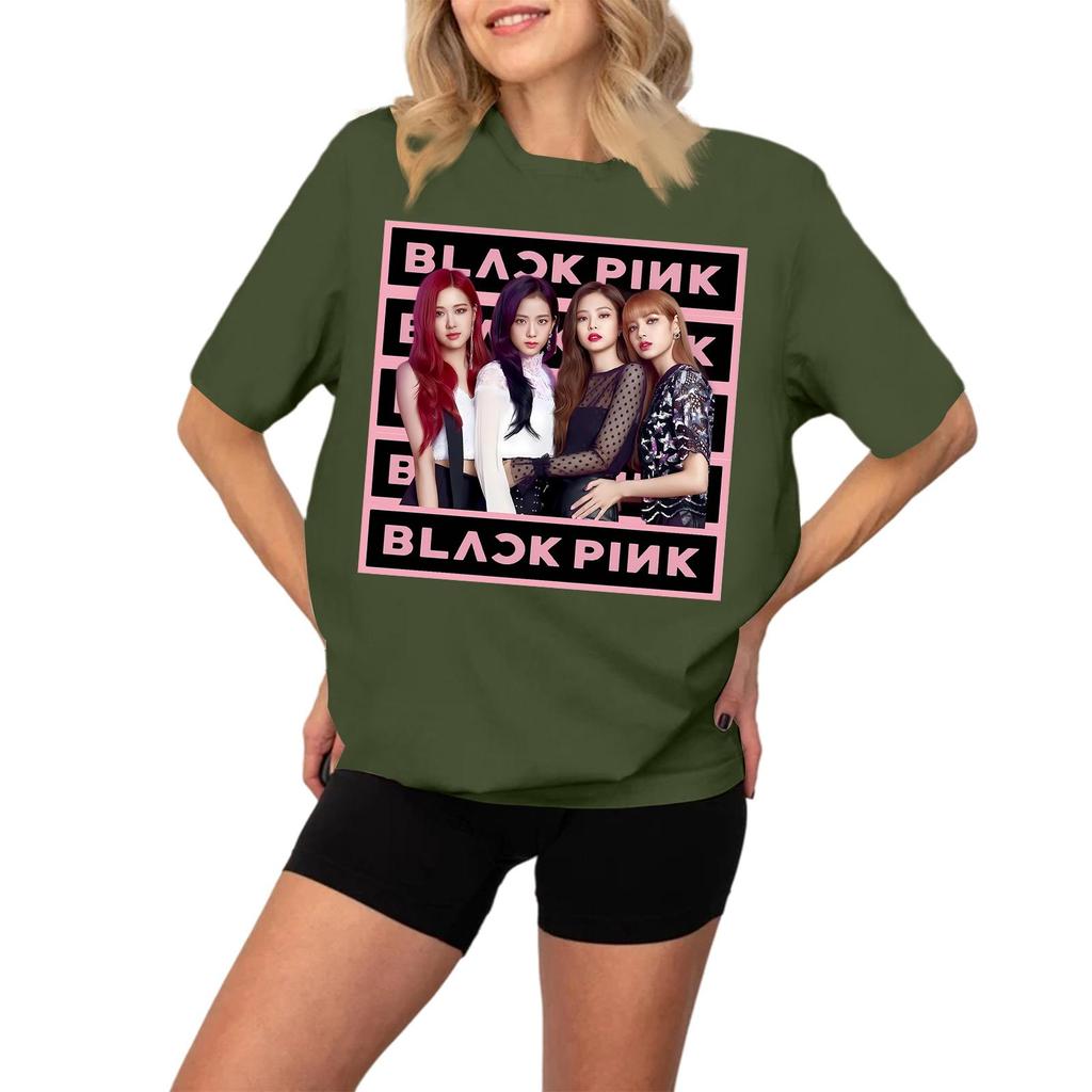 Women's Fashionable And Casual Long Sleeve Printed Short-Sleeved Top