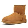 Fashion Kidmi Women's Boots Genuine Suede Mini Boots for Women Winter Warm Fuzzy Boots Comfort Snow Boots with Fur Lined Soft Snow Boots