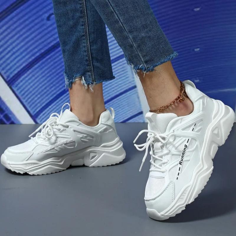 Breathable Chunky Sneakers Trendy Platform Shoes Women Fashion Casual Sports Shoes Men's Outdoor Walking Shoes Thick Sole