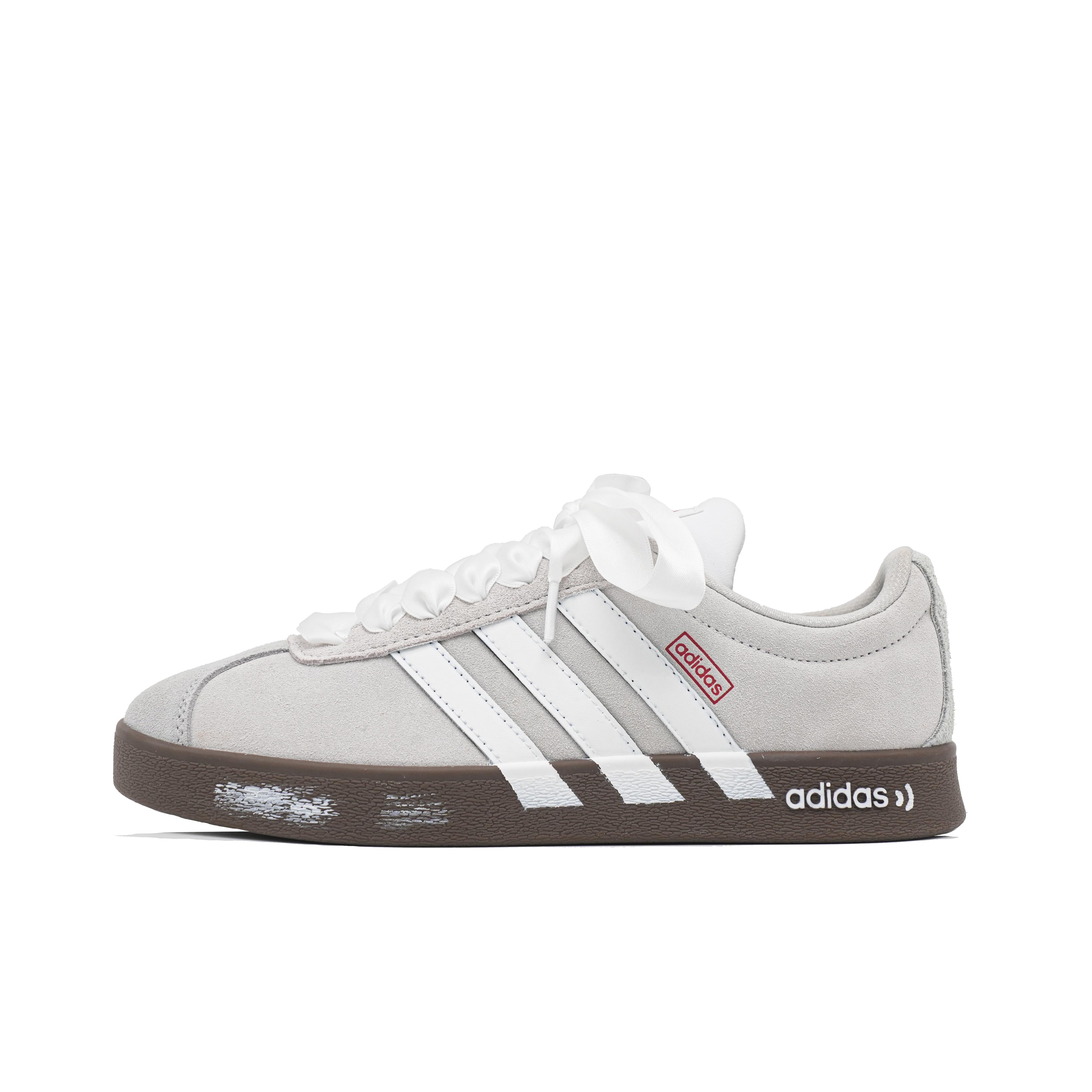 

Adidas VL COURT 2.0 Elegant Simplicity Low top Skateboard Shoes Unisex Gray White HQ1802(Team1166-) 43⅓