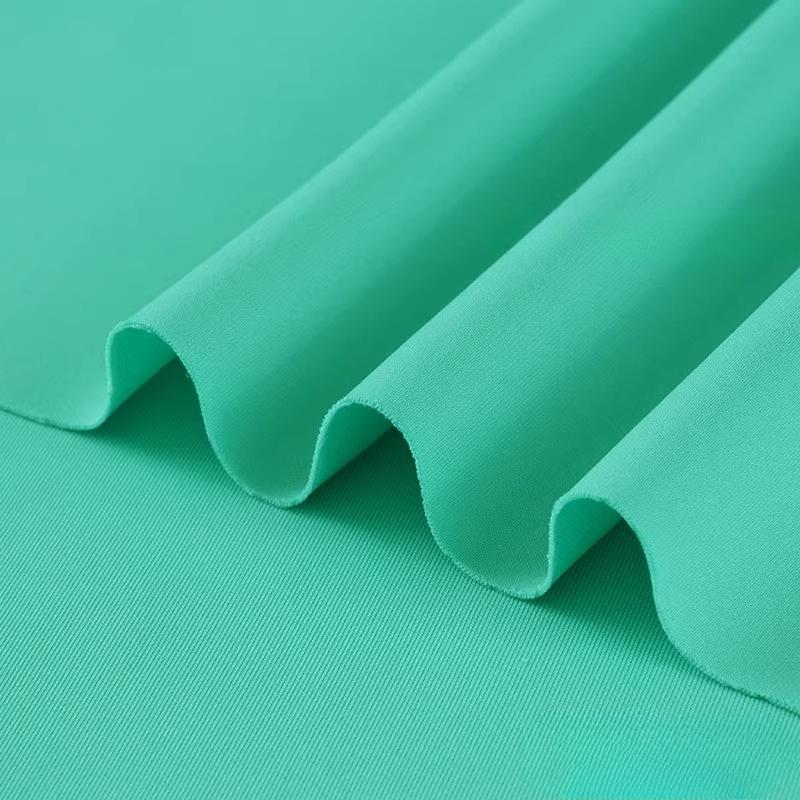 Air Layer Fabric Spring Summer Thin Knit Elastic Soft Breathable Clothing Fabric Cloth Sewing Polyester Spandex Rayon Material