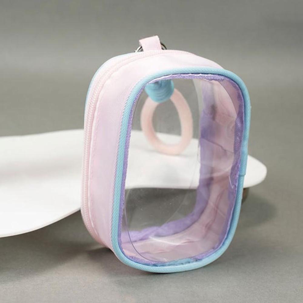 Portable Doll Storage Bag Clear Outdoor Doll Display Bag 10cm Transparent Doll Bag  Storage Bag