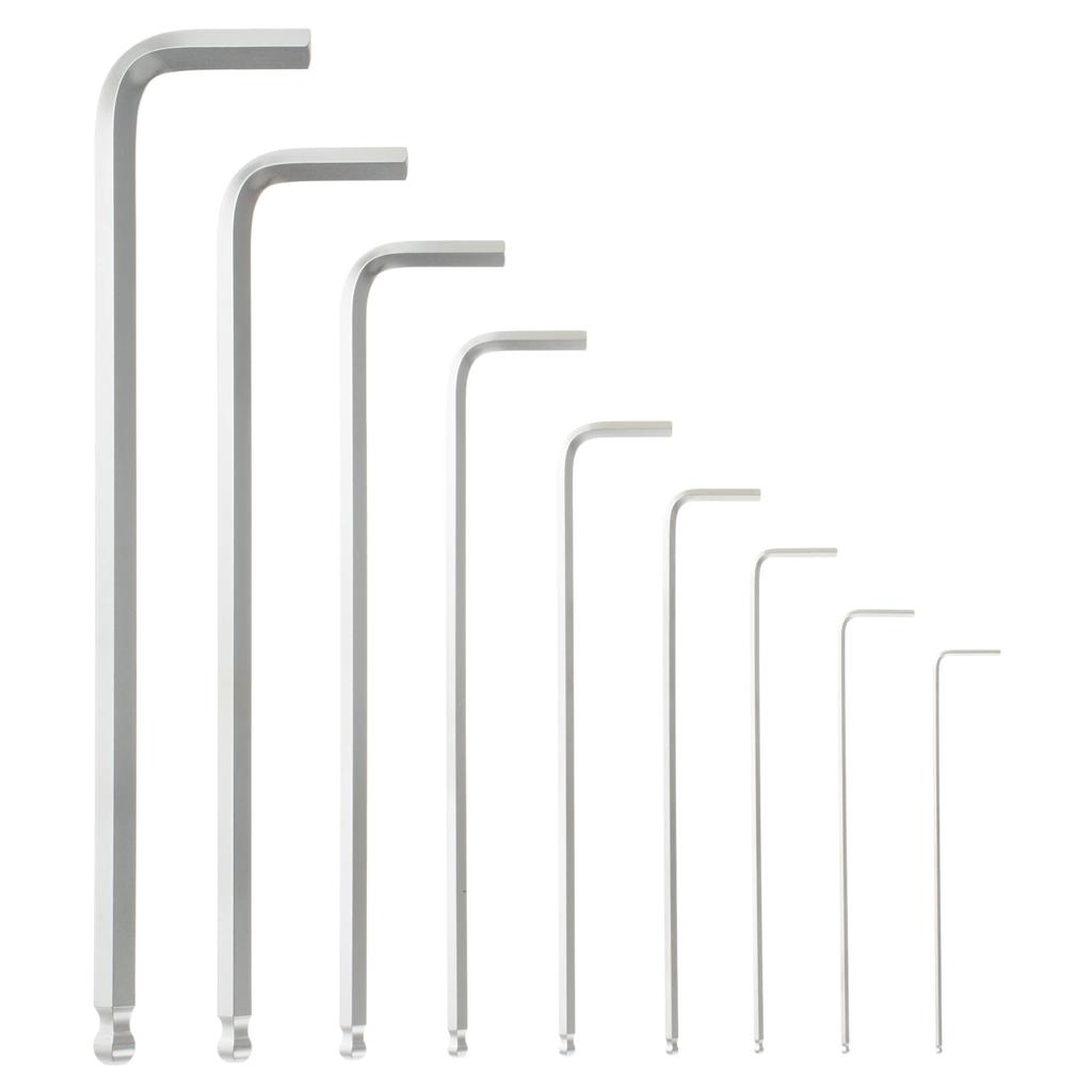 TONE Set chei tubulare lungi tip L BLB900 inch 9 piese Conținut