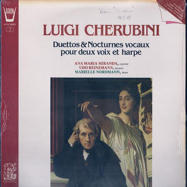 LP Record LUIGI CHERUBINI ANAMARIA MIRANDA Duettos Nocturnes Vocaux Pour Deu ARN38683 Arion 1982 France Classical Used