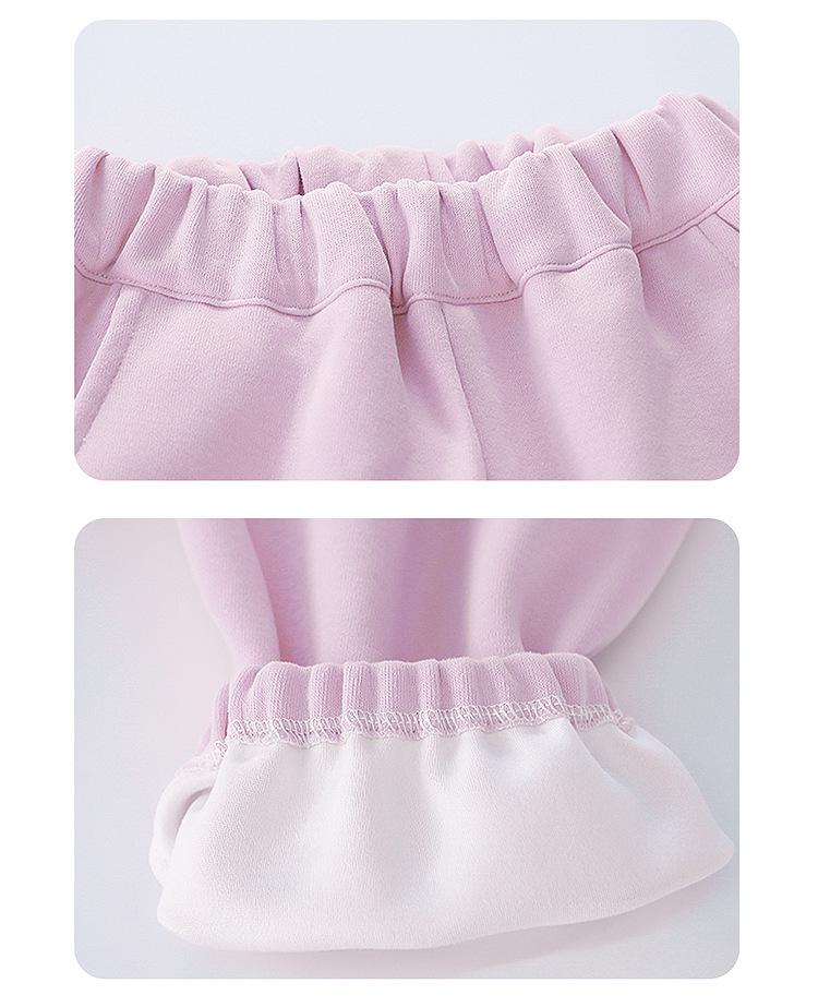 Wiosenny Zestaw Bluza Syrenka dla Dziewczynek - Casualowa Dwuczęściowa Odzież Sportowa dla Małych Dziewczynek