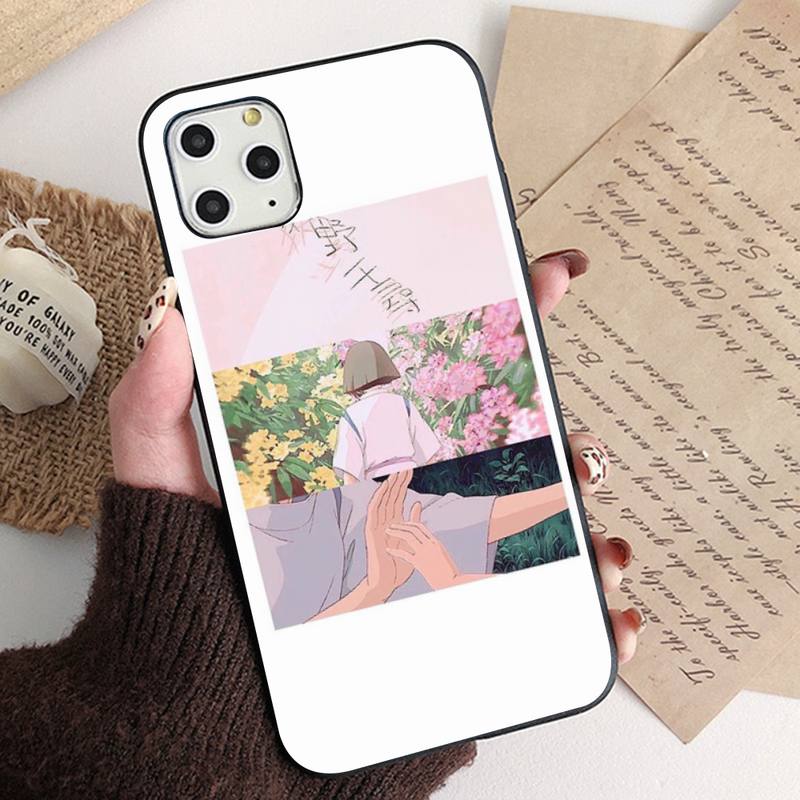 Cute Totoro Spirited Away Ghibli Miyazaki Anime Phone Case for iPhone 11 12 13 Pro XS MAX 8 7 6 6S Plus X 5S SE 2020 XR