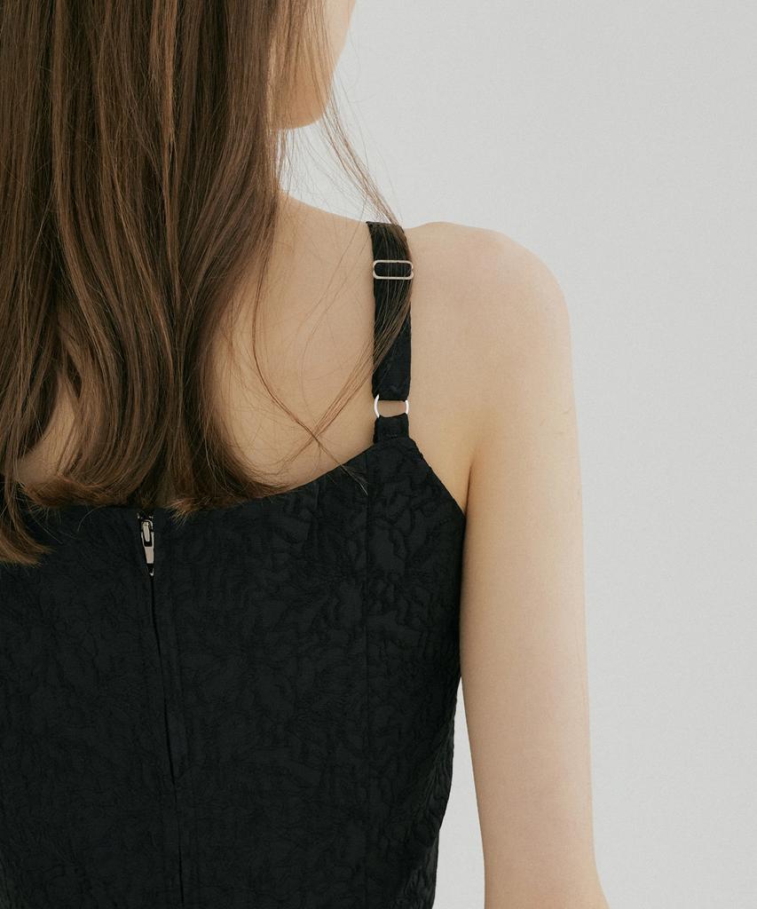 MULLION Jacquard Bustier Top