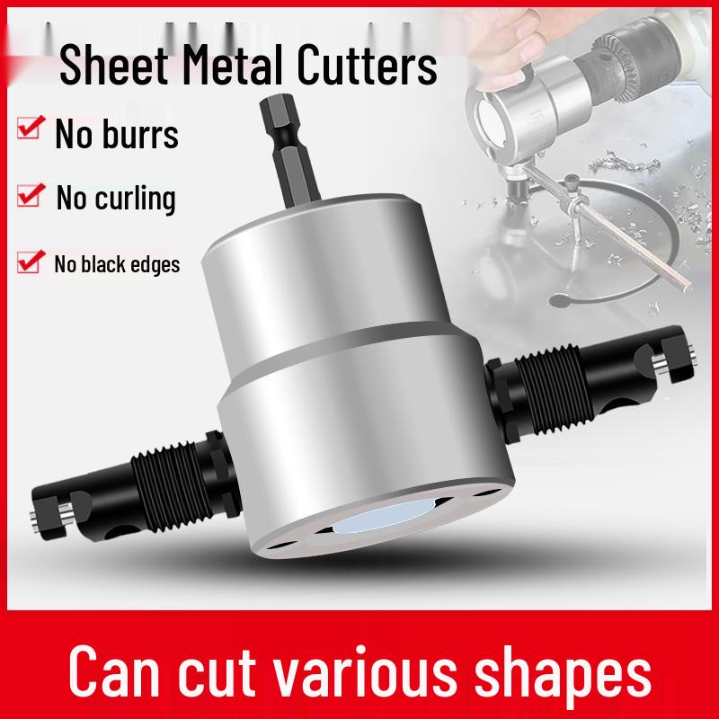 Double Head Electric Metal Sheet Cutter Shears for Tinplate and Stainless Steel