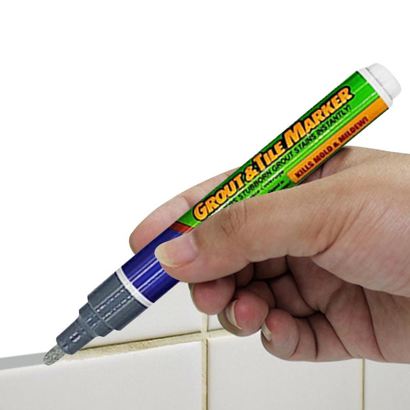 Caneta para Azulejos Caneta Restauradora de Rejunte de Parede Marcador de Reparo Caneta Preenchedora de Rejunte Para Restaurar Parede de Azulejos Chão Banheiros Cozinha Carro Varanda Parede