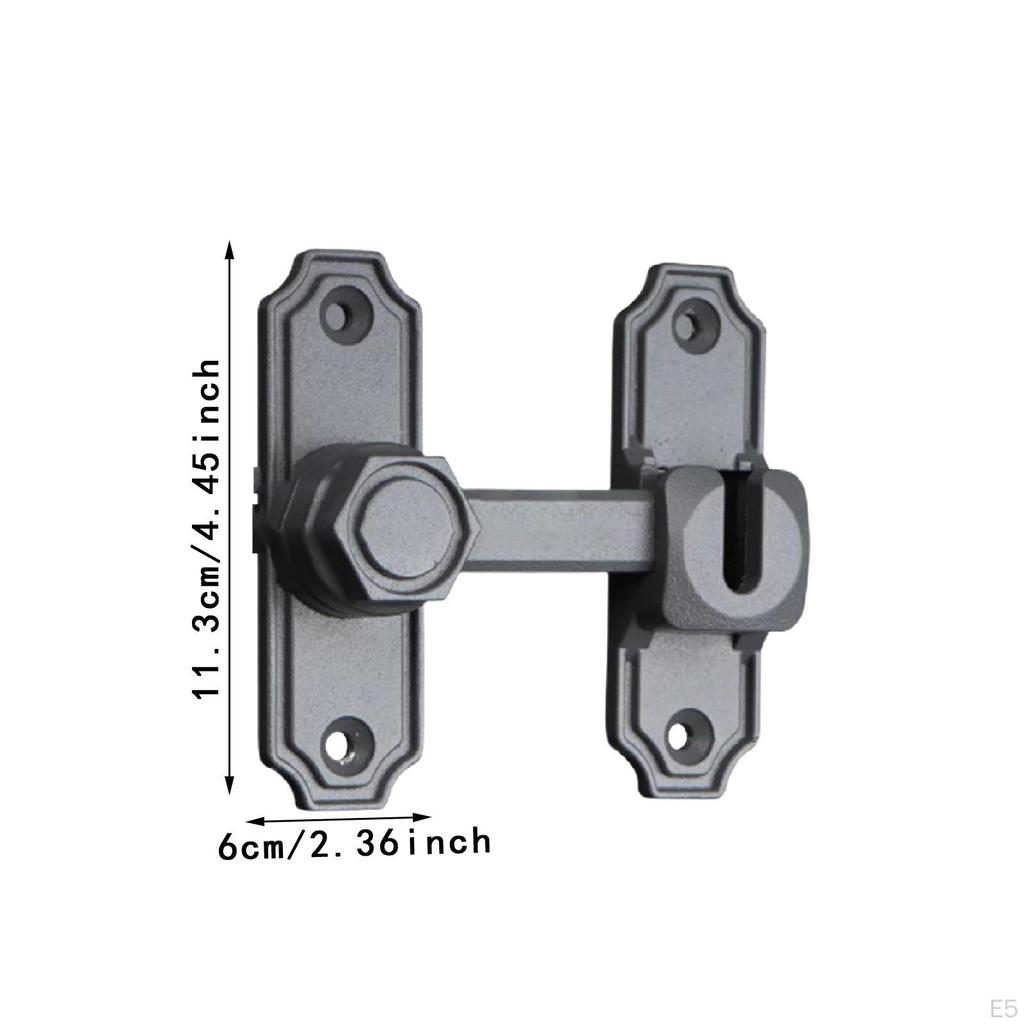 Schiebetürschloss 90/180 Grad Riegel Tor für Schrank Schränke Garten