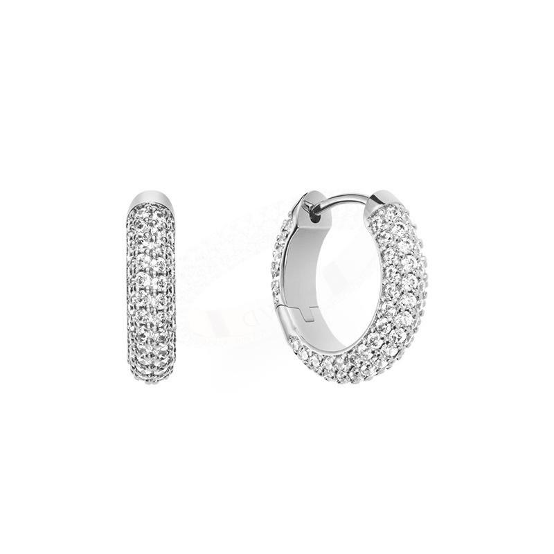DANIEL WELLINGTON Xingyao Light Luxury, High-end, Elegant, Zircon, Cubic Zirconia Brass Earrings for Women DW00400657