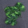 50pcs Artificial Green Bamboo Leaves Fake Green Plants Greenery Leaves for Home Hotel Office Decoration