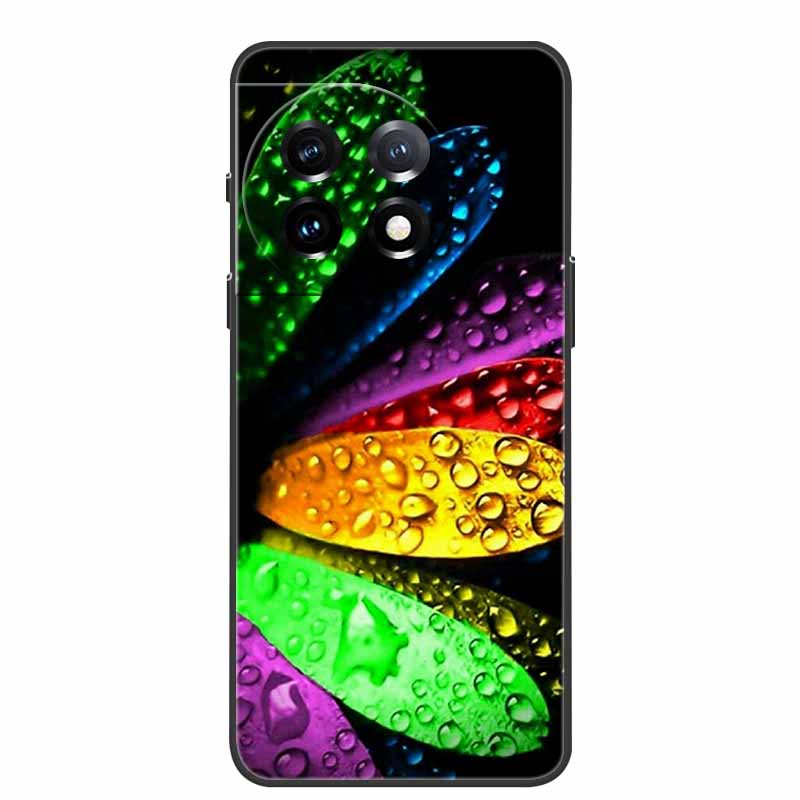 For One Plus 11 Case Marbled Granite Stone Texture Phone Cases for Oneplus 11R Shockproof Soft Cover on for Oneplus11 5G Silicon