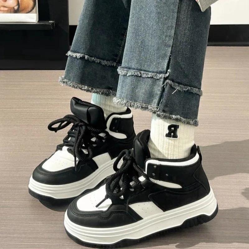 

Женские модные кроссовки с цветными блоками и фирменным дизайном на толстой подошве, новые модные дышащие кроссовки на шнуровке, Mujer Zapatos 36