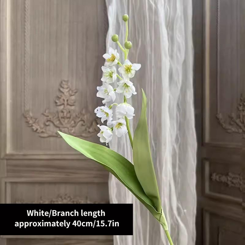 Ins Artificial Flower Simulated Lily Of The Valley Long Branch Fleurs Artificielles Party Backdrop Home Party Table Decoration