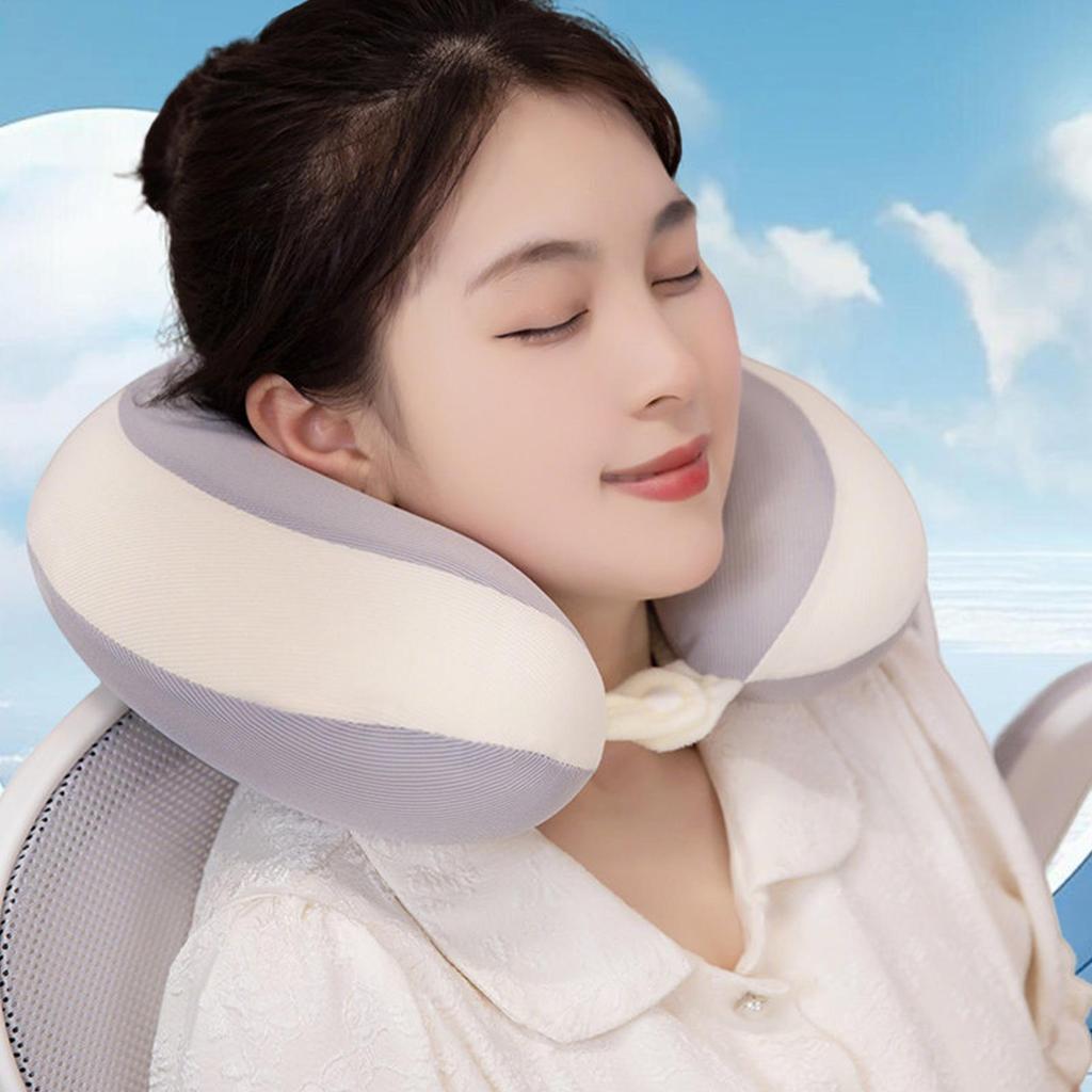 Poduszka podróżna na szyję w kształcie litery U do podróży Ergonomiczna poduszka Podparcie głowy Oddychający design na gorącą pogodę Długa