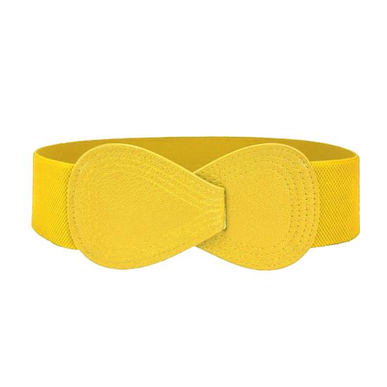 Imitation Leather Women Waistband Dress Shirt Top Versatile Belt Women Elastic Waist Cover Daily Dress Decoration