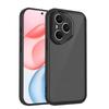 KEYSION Matte Translucent Black Phone Case for HONOR 400 Pro 5G Silicone+PC Clear Shockproof Back Cover for Honor 400 Lite 5G