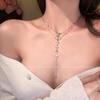 Dubbellaagse Gelaagde Hanger Ketting voor Vrouwen met Borstketting, High-end Halsketting, Nekketting, Zomer Accessoire