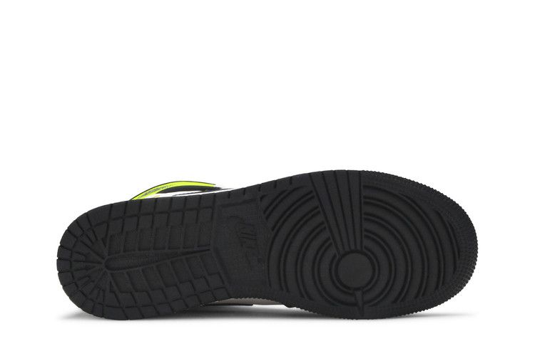 Jordan 1 Retro High White Black Volt University Gold (GS)