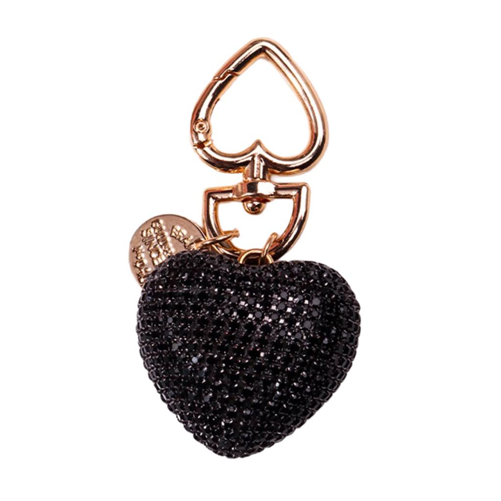 Dazzling Heart Pendant Keychain Love Shaped Cellphones Straps Unique Rhinestones Bag Pendant Stylish Phone Charm Jewelry