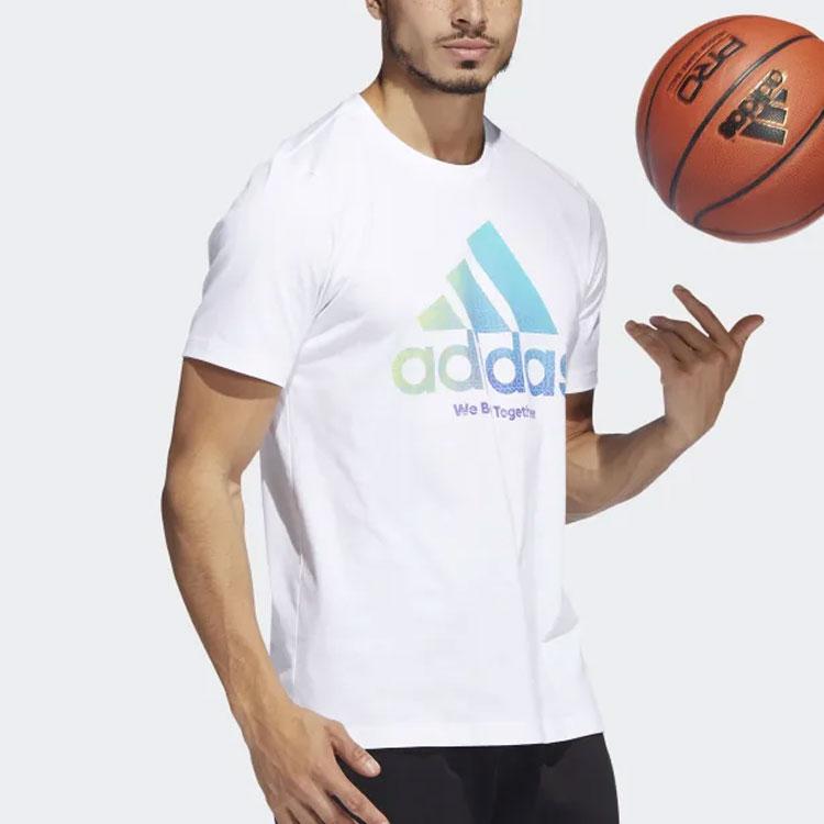 New Adidas Set in Sleeve T Shirt Men's White HC6903